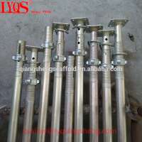 Used galvanized steel acrow props